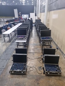 Conference Interpretation Receiver Charging Infrastructure