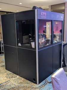 interpretation Booth black