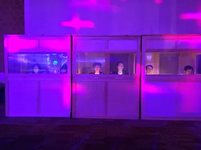 Conference interpretation booth