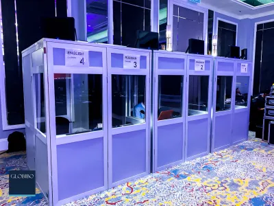 Interpretation booth for events