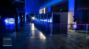 interpretation booth setup at event