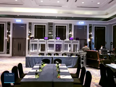 table top interpretation booth