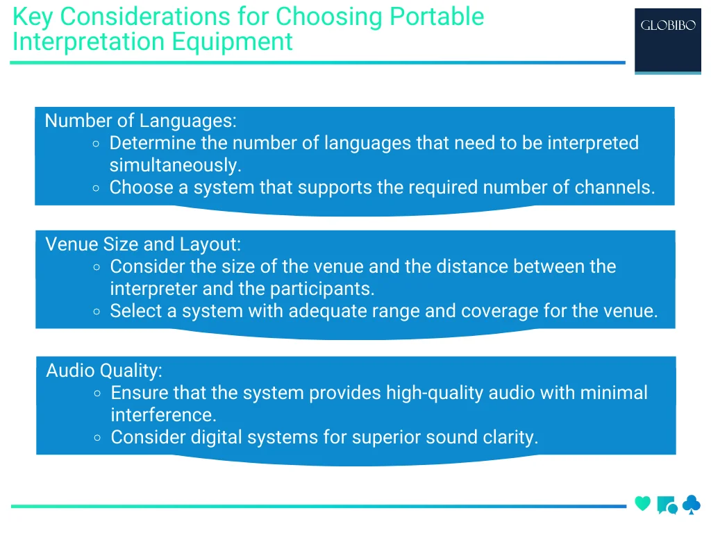 Key Considerations for Choosing Portable Interpretation Equipment