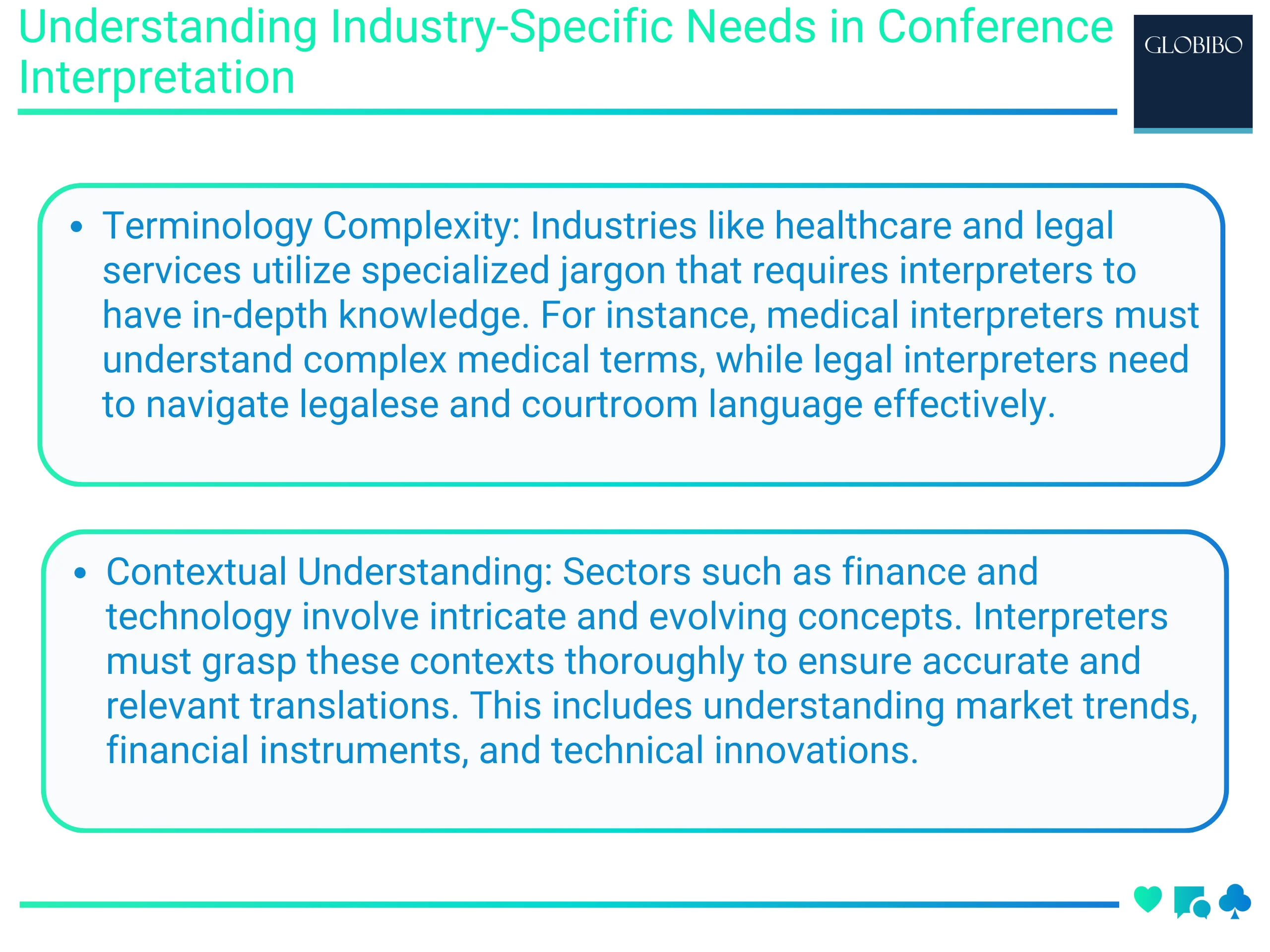 Understanding Industry-Specific Needs in Conference Interpretation Understanding Industry-Specific Needs in Conference Interpretation