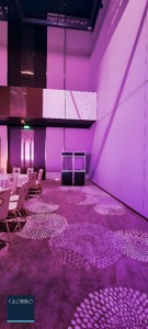 Interpretation booth setup at an event